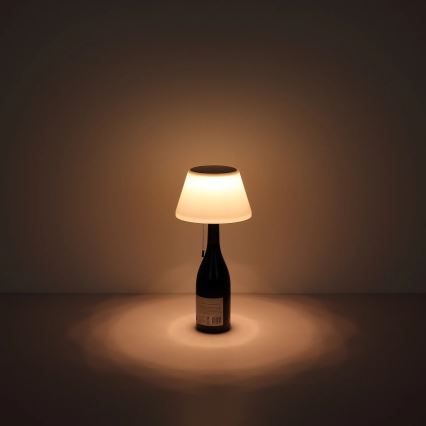 Globo - LED Paralume solare per bottiglie 10xLED/1,5W/3V IP44