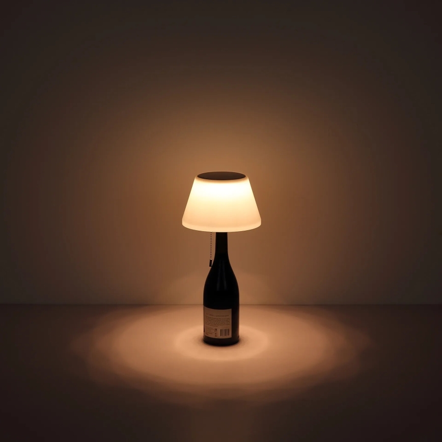 Globo - LED Paralume solare per bottiglie 10xLED/1,5W/3V IP44