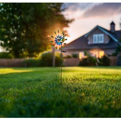 Globo - LED Solare decorazione LED/0,06W/3V IP44 pavone