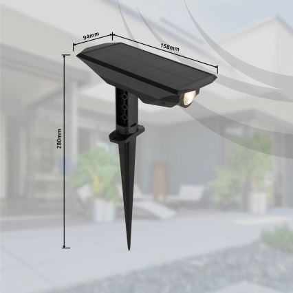 Globo - Lampada LED solare 2in1 LED/1W/3V IP44