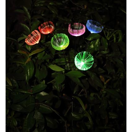 Globo - Lampe solaire LED RGB 6xLED/1,2V IP44 300 mAh