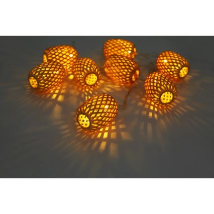 Globo - Catena LED solare LED/0,06W/3V 650 cm IP44