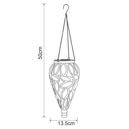 Globo - Lampada solare a LED LED/0,9W/3,2V IP44 trasparente