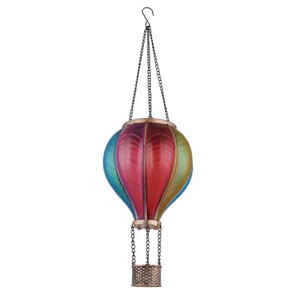 Globo - Décoration solaire suspendue 20xLED/0,5W/3V IP44 montgolfière