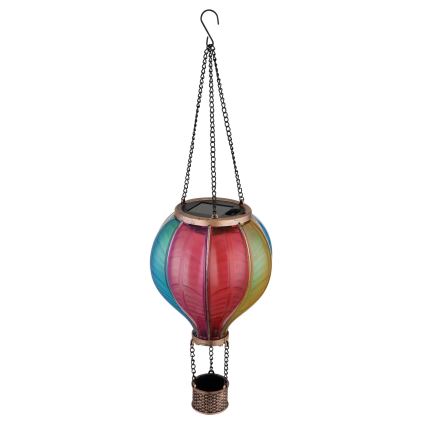 Globo - Décoration solaire suspendue 20xLED/0,5W/3V IP44 montgolfière