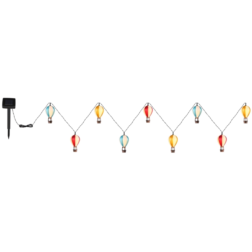 Globo - Catena LED solare 9xLED/0,06W/3V 390 cm IP44