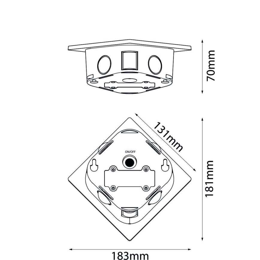 Globo - Éclairage solaire LED/0,5W/3,2V IP54
