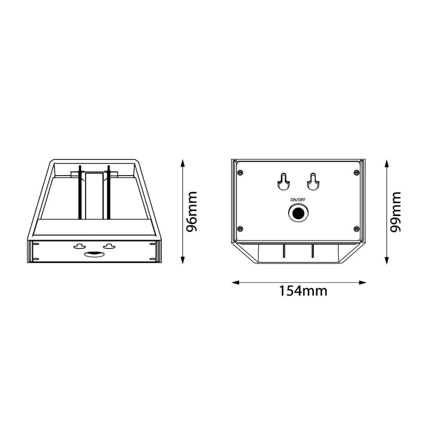 Globo - Éclairage solaire LED/6W/3,2V 3000K IP54