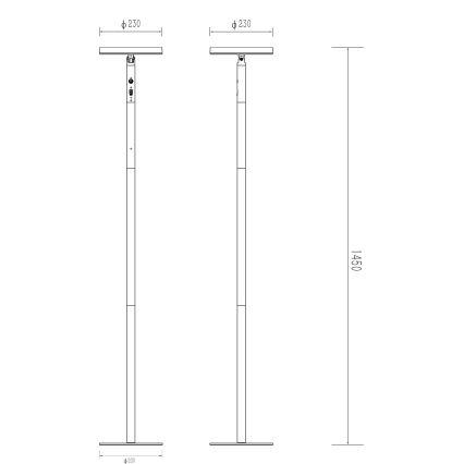 Globo - LED-Solarleuchte LED/6W/3,7V IP54