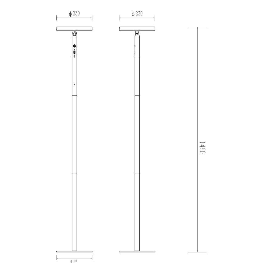 Globo - LED-Solarleuchte LED/6W/3,7V IP54