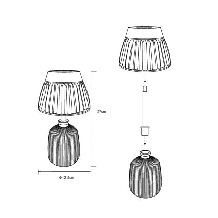 Globo - Lampe solaire 10xLED/0,06W/3V IP44