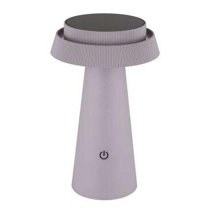 Globo - Dimmbare LED-Solarleuchte mit Touch-Funktion LED/4W/3,7W IP54 rosa