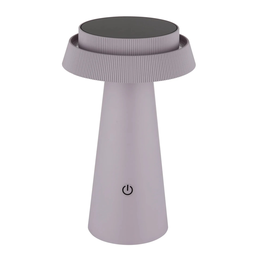 Globo - Dimmbare LED-Solarleuchte mit Touch-Funktion LED/4W/3,7W IP54 rosa