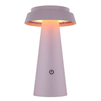 Globo - Dimmbare LED-Solarleuchte mit Touch-Funktion LED/4W/3,7W IP54 rosa