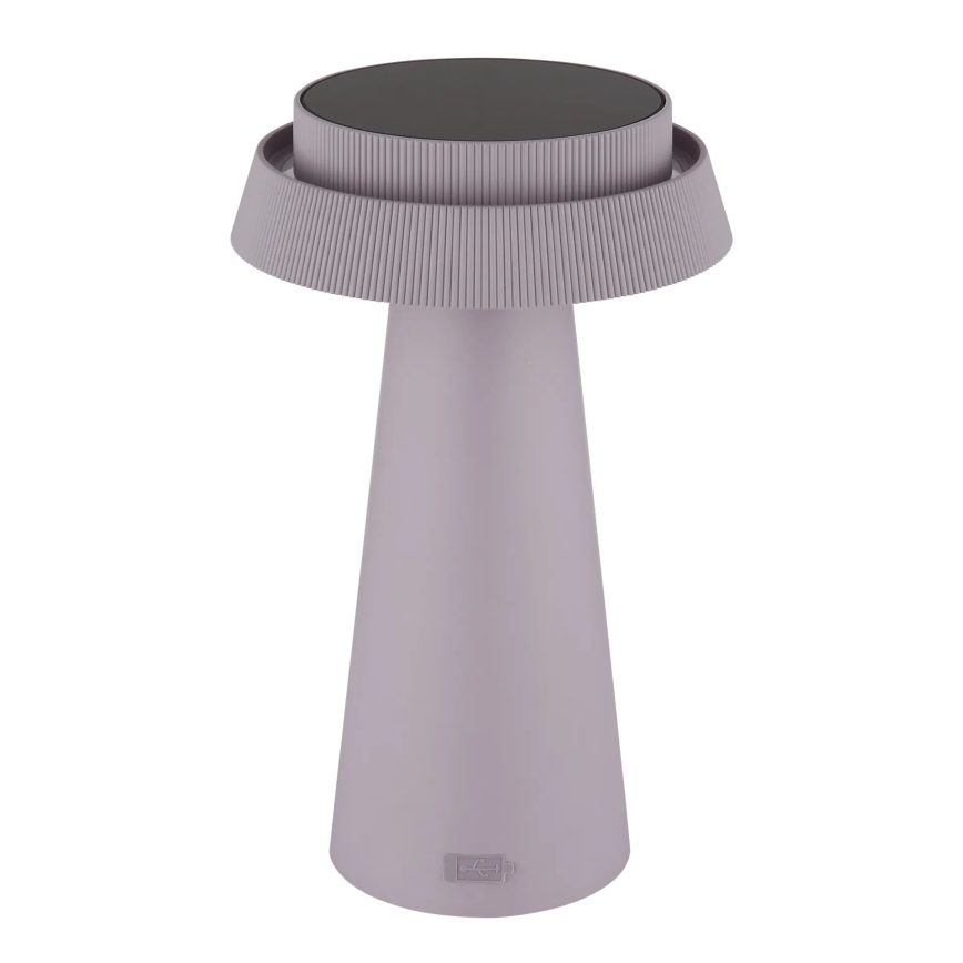 Globo - Dimmbare LED-Solarleuchte mit Touch-Funktion LED/4W/3,7W IP54 rosa