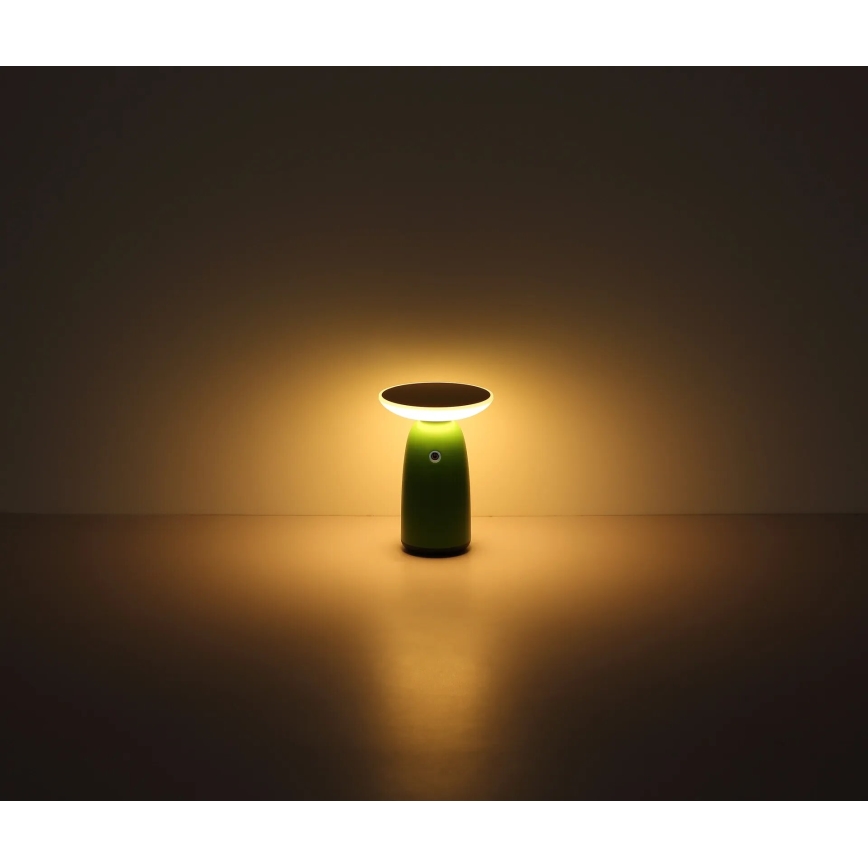 Globo - Dimmbare LED-Solarleuchte mit Touch-Funktion LED/10W/3,7V IP54 grün