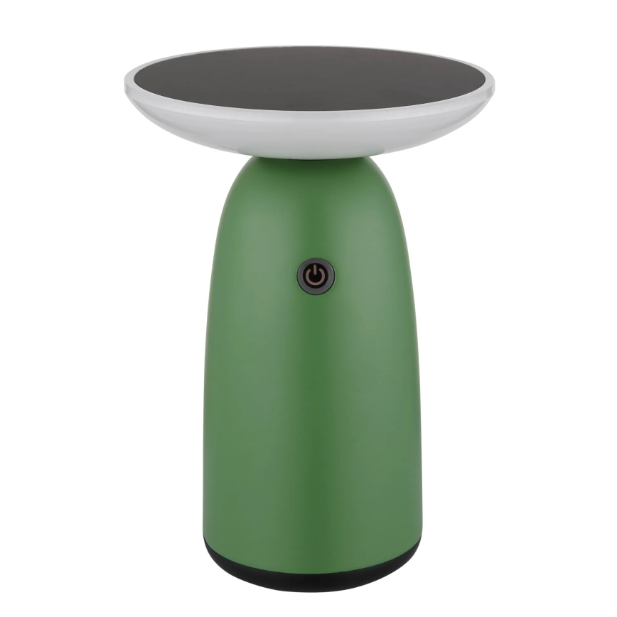 Globo - Lampe solaire tactile à intensité variable LED/10W/3,7V IP54 verte