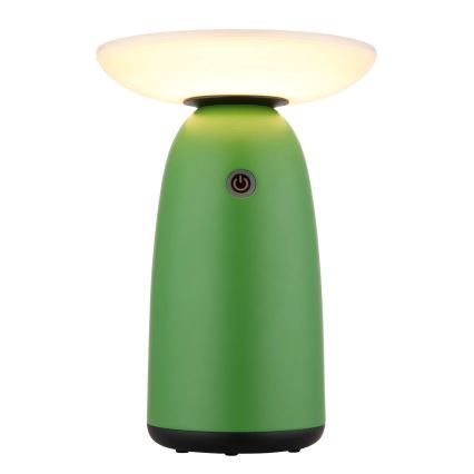 Globo - Lampe solaire tactile à intensité variable LED/10W/3,7V IP54 verte
