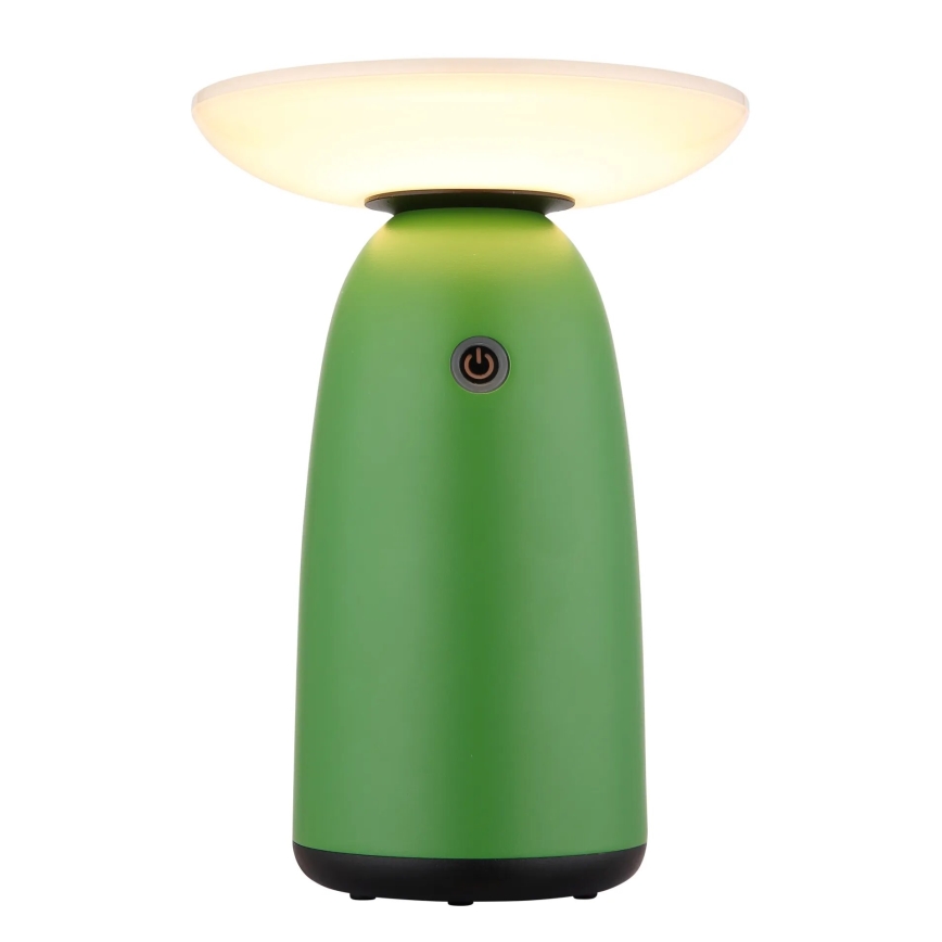 Globo - Lampe solaire tactile à intensité variable LED/10W/3,7V IP54 verte