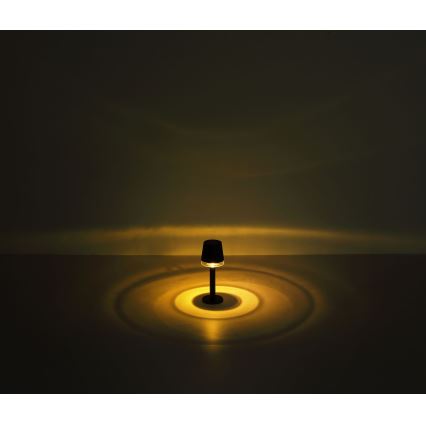 Globo - Lampe solaire LED/0,5W/3,2V 3000K IP44 noir