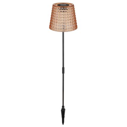 Globo - LOT 2x Éclairage solaire LED/0,06W/3V IP44 40 mAh orange