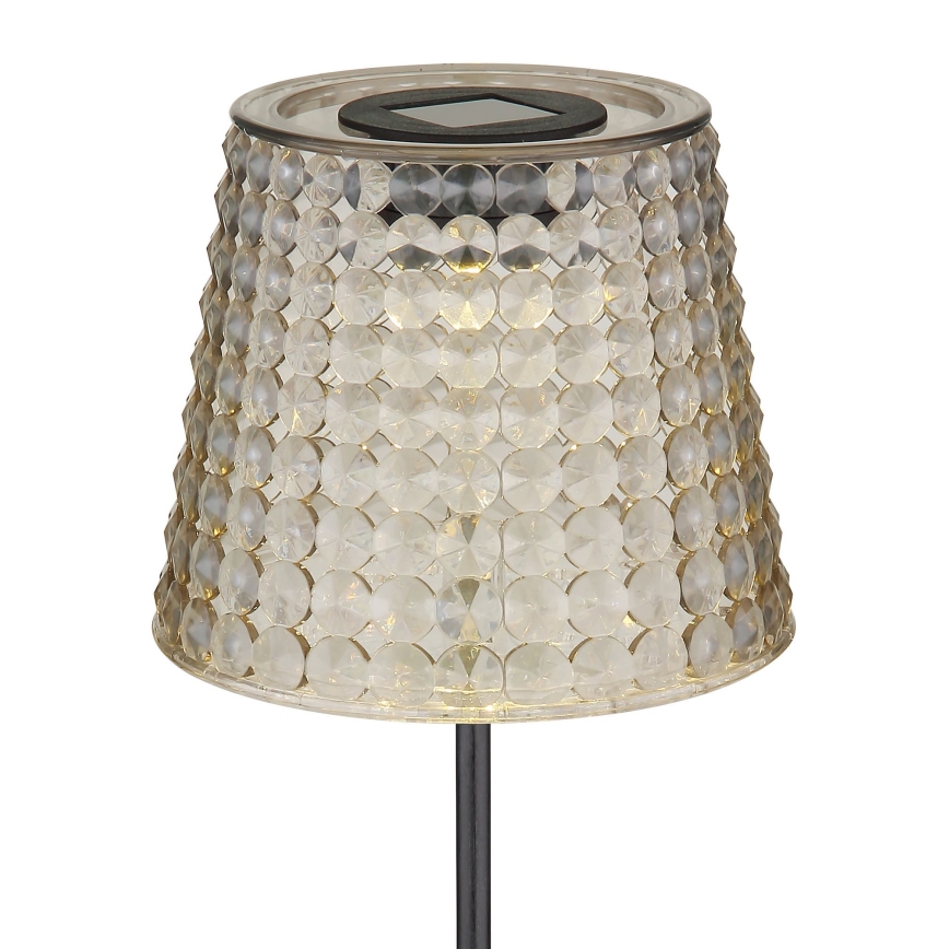 Globo - LOT x2 Lampe solaire LED/0,06W/3V IP44 gris