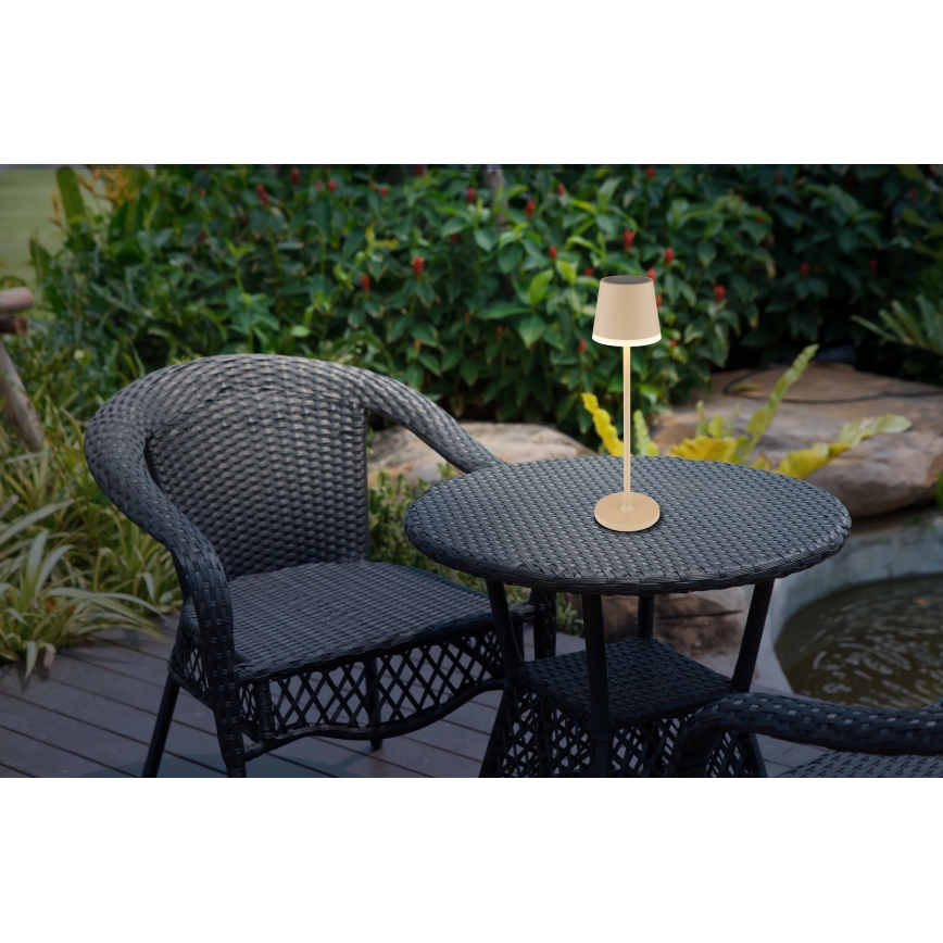 Globo - Éclairage solaire LED/0,6W/3V 3000K IP44 1200 mAh beige