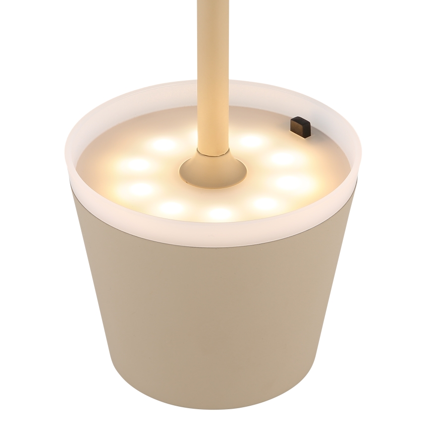 Globo - Éclairage solaire LED/0,6W/3V 3000K IP44 1200 mAh beige