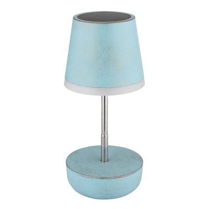 Globo - Lampe solaire 10xLED/0,06W/3V IP44 bleu