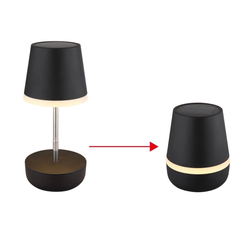 Globo - Lampe solaire 10xLED/0,06W/3V IP44 noir