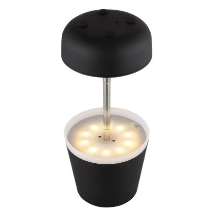 Globo - Lampe solaire 10xLED/0,06W/3V IP44 noir