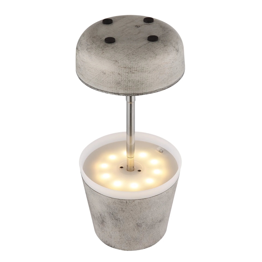 Globo - Lampada solare LED 10xLED/0,06W/3V IP44 grigio