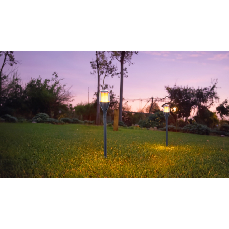 Globo - Lampada LED solare LED/2,4W/3V 1600K IP44 800 mAh