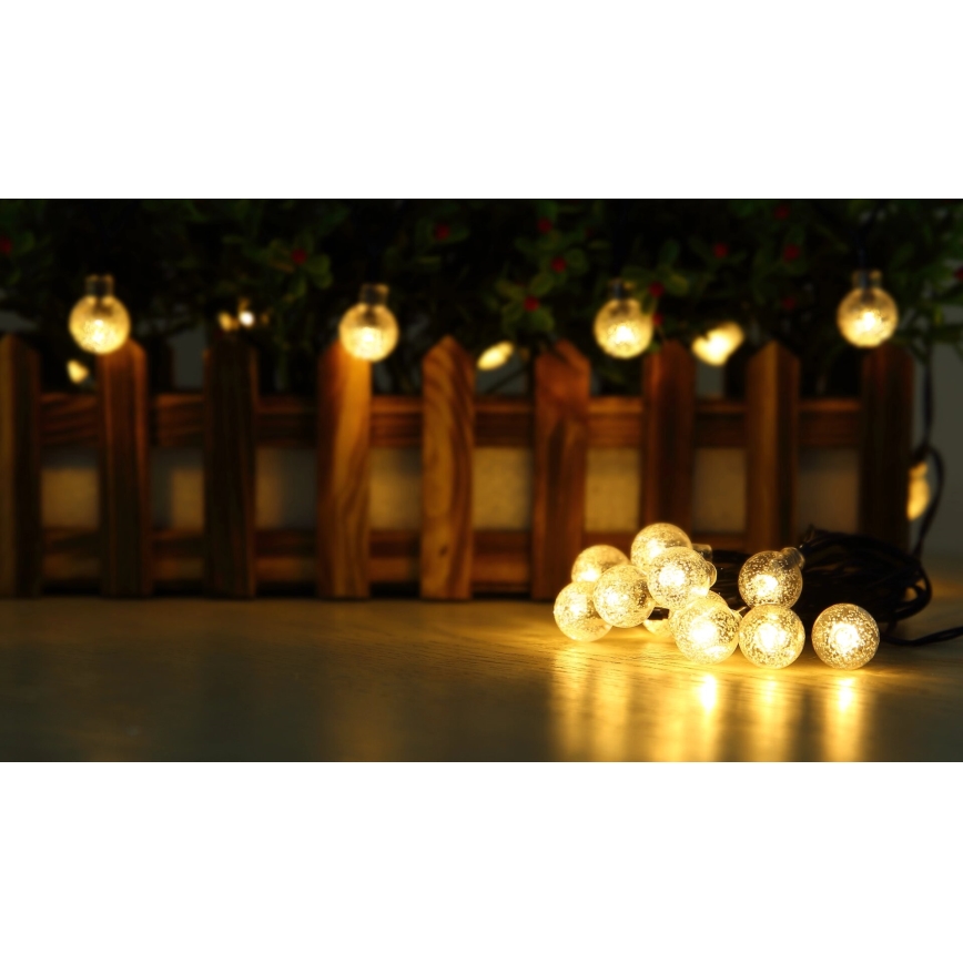 Globo - Catena LED solare 20xLED/0,06W/3,2V 285 cm IP44