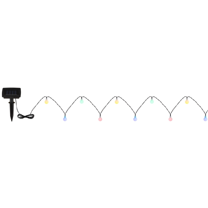Globo - Catena luminosa solare a LED 20xLED/1,2V IP44 300 mAh 5,8 m