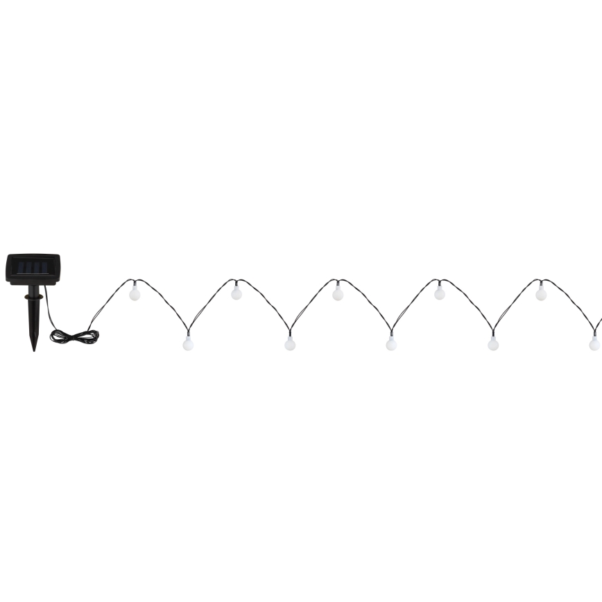Globo - Catena luminosa solare a LED 20xLED/1,2V IP44 300 mAh 5,8 m