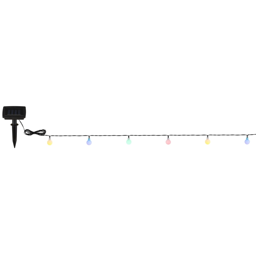 Globo - Catena luminosa solare a LED 20xLED/1,2V IP44 300 mAh 5,8 m
