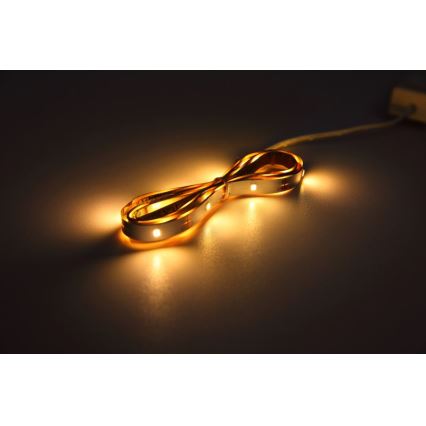 Globo - Ruban LED avec capteur LED/1,5W/6V 4xAAA 3000K 1,5 m