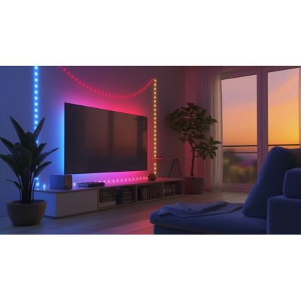 Globo - LED-RGB-Streifen 50xLED/0,06W/5V 5 m 27 Funktionen