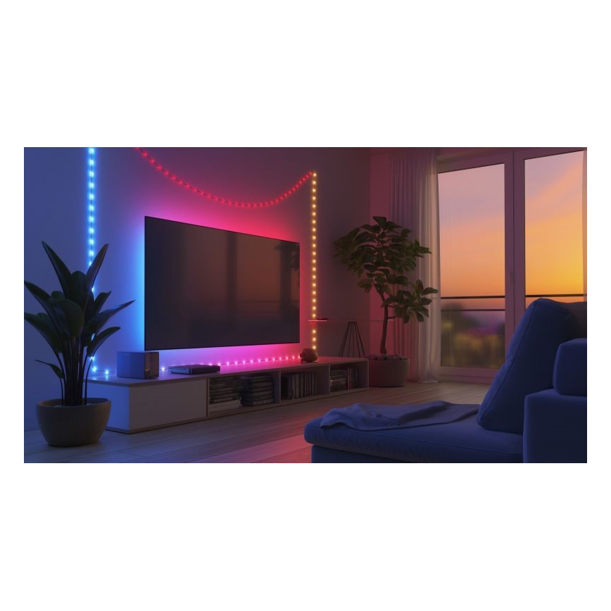Globo - LED-RGB-Streifen 50xLED/0,06W/5V 5 m 27 Funktionen