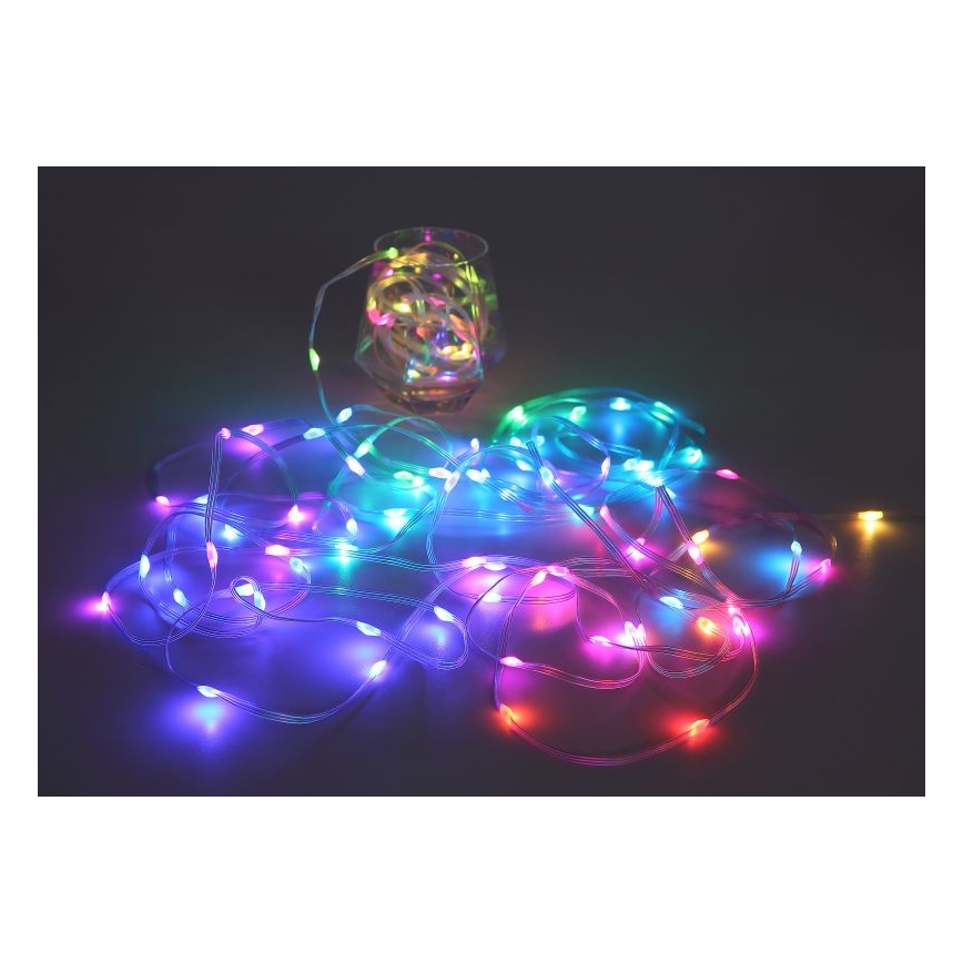 Globo - LED-RGB-Streifen 50xLED/0,06W/5V 5 m 27 Funktionen