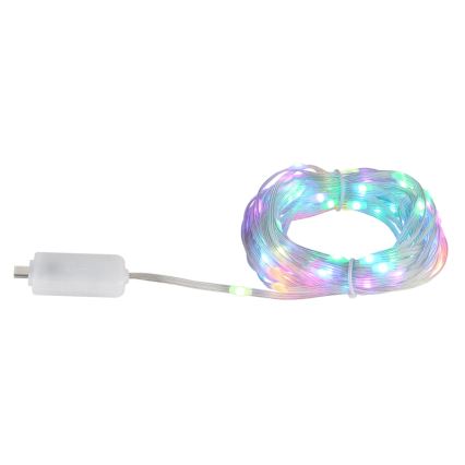 Globo - LED-RGB-Streifen 50xLED/0,06W/5V 5 m 27 Funktionen