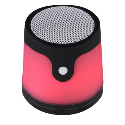 Globo - LED RGB Lampada da tavolo con altoparlante LED/5W/3,7V 1500 mAh