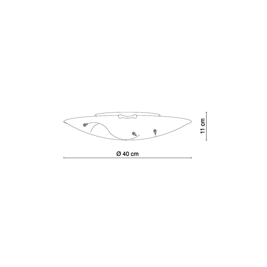 GLOBO 40404-3 - Plafonnier BURGUNDY 3xE27/40W/230V