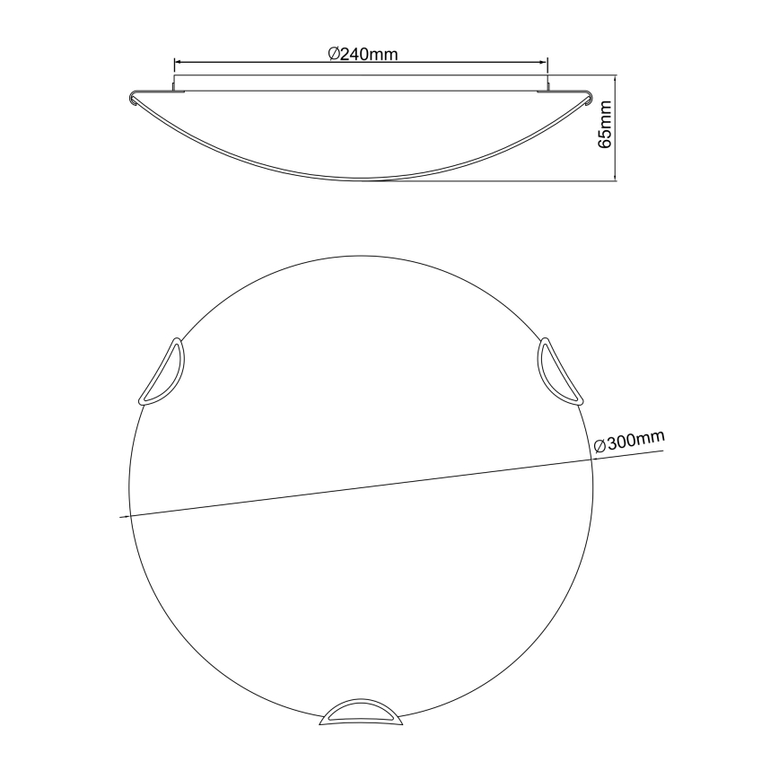 Globo - Plafoniera per bambini 2xE27ILLU/60W/230V