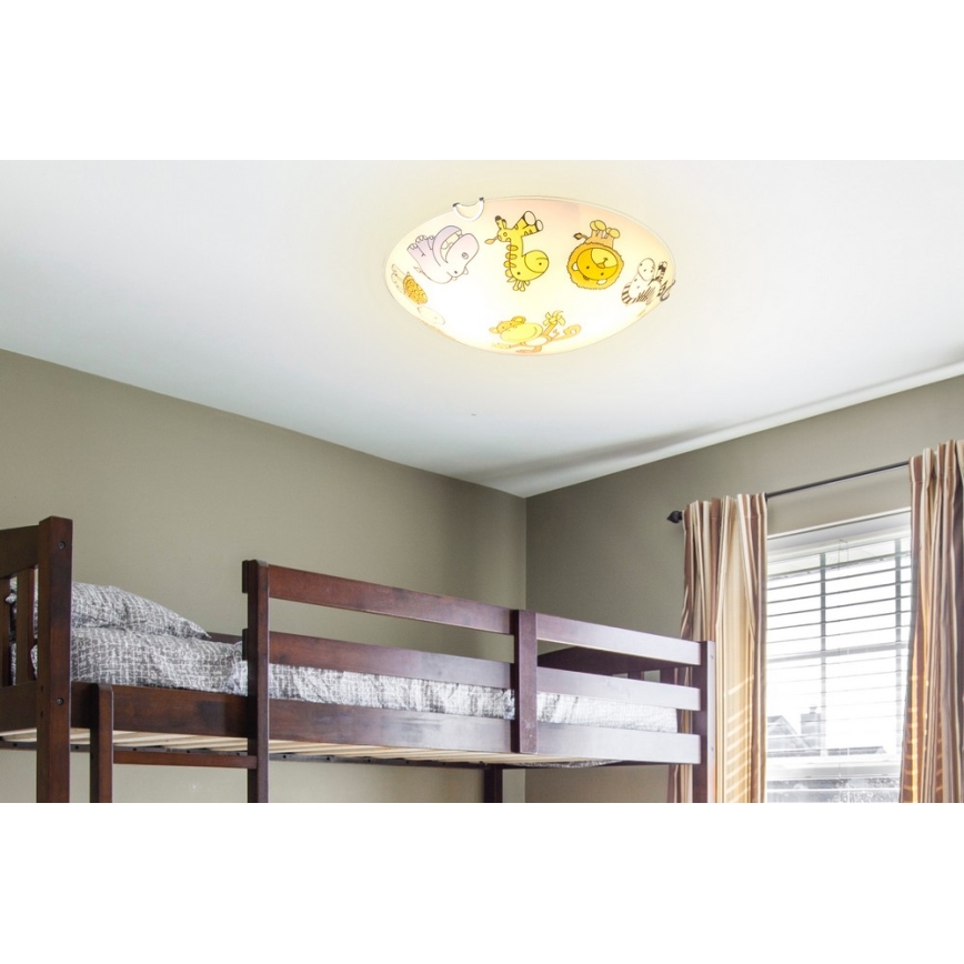 Globo - Kinder-Deckenleuchte 2xE27/60W/230V