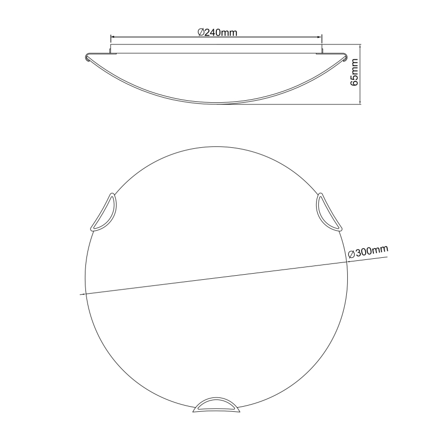 Globo - Plafoniera per bambini 2xE27/60W/230V