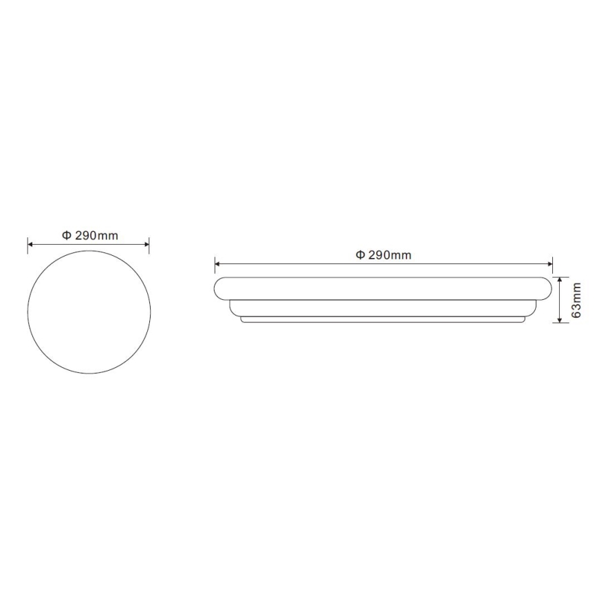 Globo - LED Plafoniera 1xLED/20W/230V