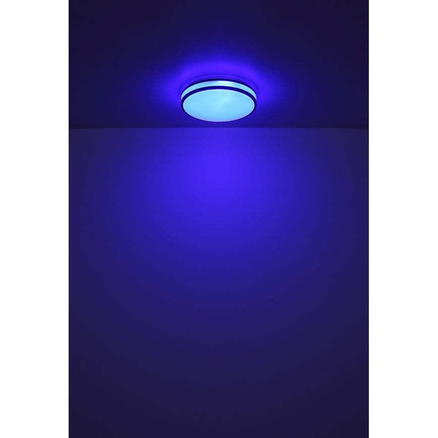 Globo - Plafonier RGBW à intensité variable LED/18W/230V 2700-6000K + télécommande