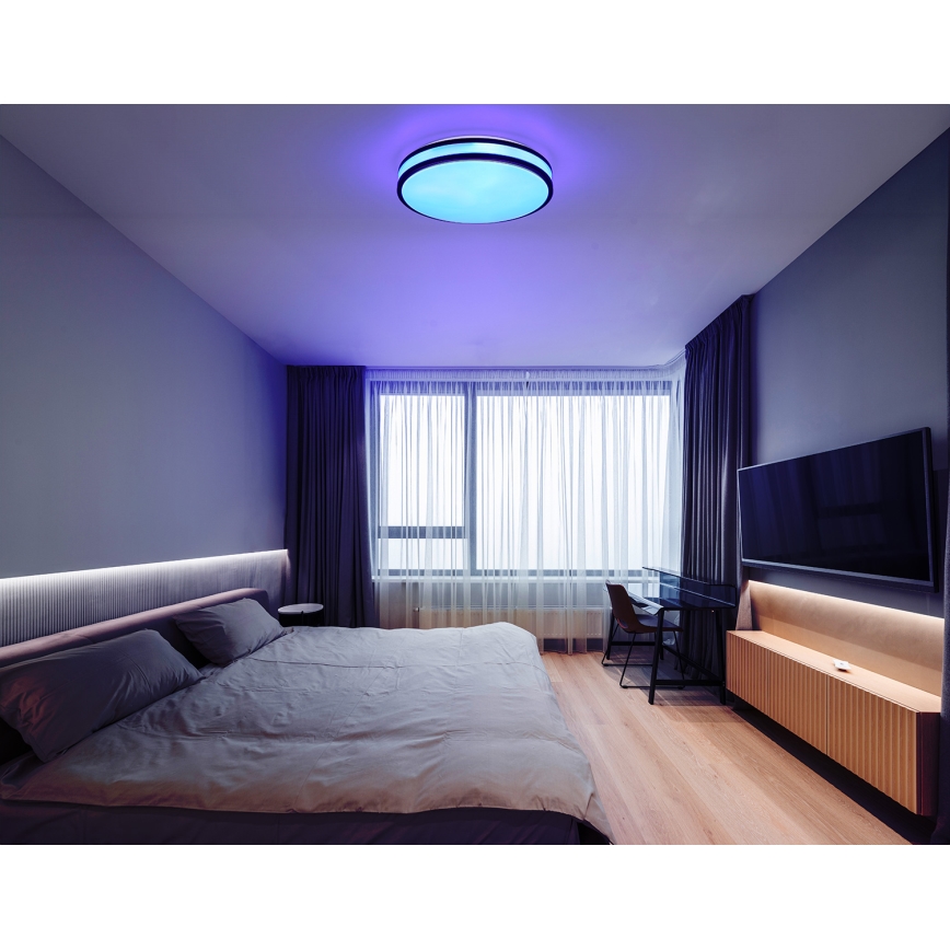 Globo - Plafoniera dimmerabile RGBW LED/18W/230V 2700-6000K + telecomando
